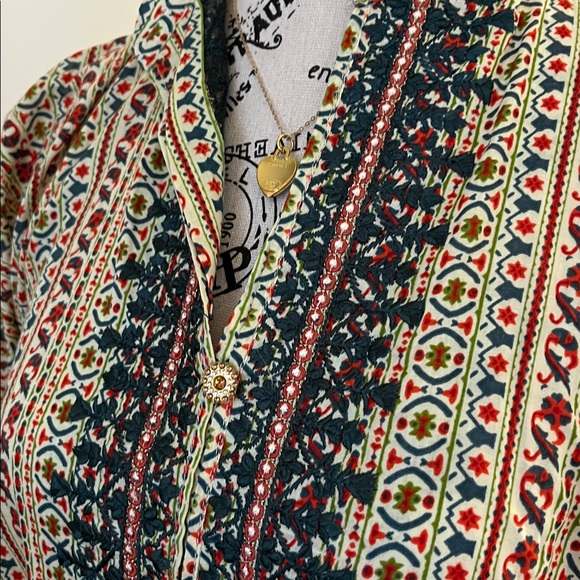 Source Unknown Multicolor Patterned Tunic - Picture 11 of 13